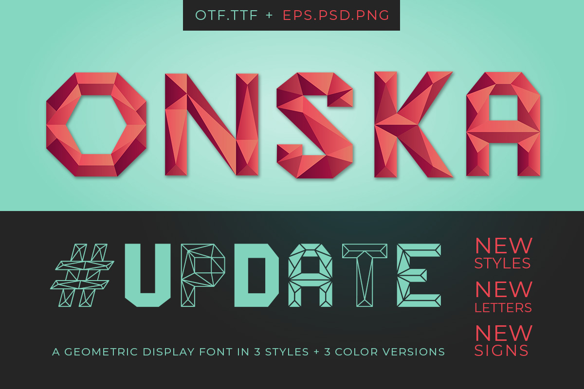 Onska Polygon Font Update